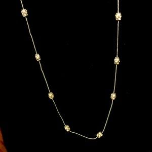 Crystal beading necklace